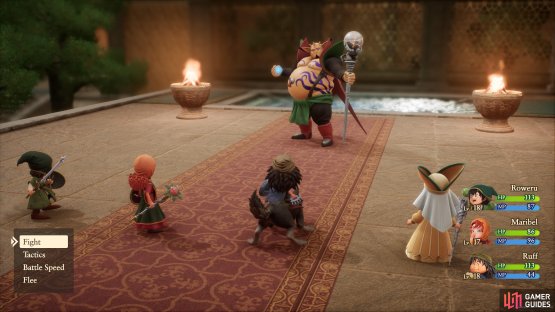 The turn-based combat is fantastic.