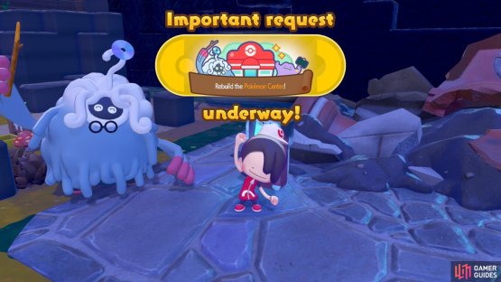 Professor Tangrowth will issue requests to push the story forward.