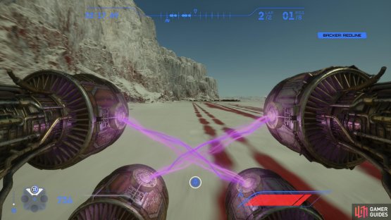 The sense of speed is at its greatest when in a podracer.
