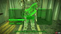 Nearby you&rsquo;ll find a suit of Power Armor - attach the Raider Power Legs to it,