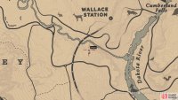 The location of the second map piece