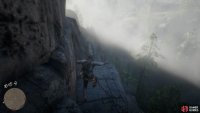 leap down to the rock at the end
