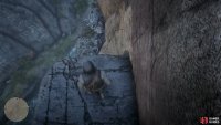 turn around and down to another rock