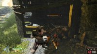 Take refuge from the dragon fire as you kill the enemies.