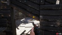 crouch under here to reach the bunker