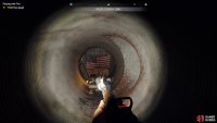 turn right here, killing the Wolverine in the process, to find the locked door