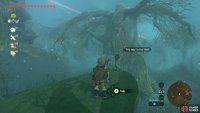 Follow the path until you find a lone Korok on a rock