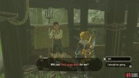 Speak to him to begin the hunting mini-game.