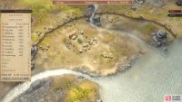 In the settlement screen you can queue buildings and check out the settlement&rsquo;s stats.