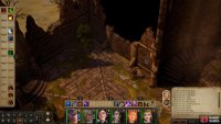 Hit the fourth switch by the wall near the eastern stairs,