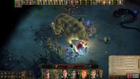 Be sure to surround it, as flanking bonuses will help you chop the beast down faster.