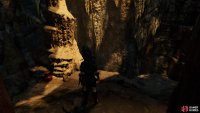 Jump to the craggy wall