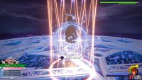 you can block through his Energy Barrier