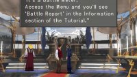 Talk to Cid after graduating and he&rsquo;ll give you the Battle Meter