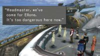 Meet the strange ship&rsquo;s crew on the balcony to discuss Ellone&rsquo;s future.