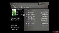 GFs like Cactuar have stat bonus abilities that permanently increase the junctioned character&rsquo;s stats when they level up.
