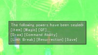 Upon entry, most of your combat powers will be sealed away.