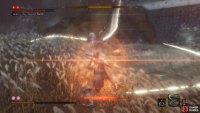 you can deflect his larger 360 Strike here
