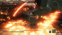he will use a Flame Sweep at close range.