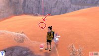 5/10: From Diglett 4, continue following the cliff wall in a clock-wise direction. Soon, you&rsquo;ll reach another boulder with a regular item ball. Stand where the item ball is and turn around to face the nearest Pok&eacute;mon Den. It&rsquo;s in the sand, a few paces away.