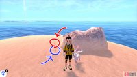 5/7 and 5/6: From the island where Diglett 1~4 are, head for the shore and face the elongated pair of islands (on the right, if you&rsquo;re facing the mainland). To the left of the pair of islands is an islet that has a boulder (it might look like a blob from here). Swim to the islet. Search to the left of the boulder to find two Diglett.