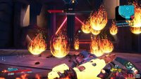 while scattered Fireballs from the air