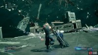 Sephiroth&rsquo;s &ldquo;Telluric Fury&rdquo; consists of a charge followed by several slashes.