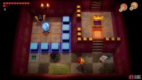 now go back into the room and throw the Chess Pieces onto the correct platforms.