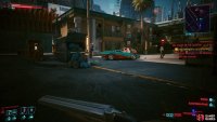If you dont have the available stats, jump over the fence and keep close to the wall to escape.  