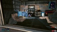 then enter the garage to claim the stash.