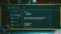 then search his computer for information about Evelyn.