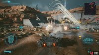 Once repaired, press on with the basilisk and unleash its power on the hapless Militech blockade.