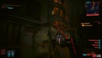 Now, jump on the pallets to get on the ledge, and head to the stairs.