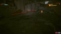 Turn right at the end of the room.