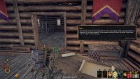 Read the note on the table to advance the quest by discovering the first clue.