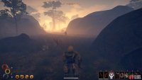 The mercenary leader will be patrolling the grasslands near the roadside.