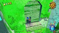 make your way to the top of the left cliff and drop down the wall to find Coin #15