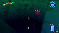 Swim down to the bottom to pocket Blue Coin #6