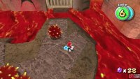 The raised lava levels will hide objects 