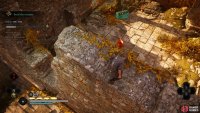 Perform an air assassination on the guard near the chest.