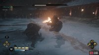 Around 35% health, Dag will begin to perform flying kicks.
