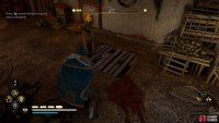 Destroy the wooden barrier to the sewer grate and force the rats into it.