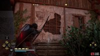 Enter the small house with the first key from its western side.