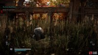 To remain undetected, approach the camp from the east and move under the bridge.