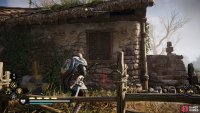 You can enter the house through a window on the western side to avoid the rats.