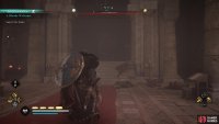 With the guards dead, head in the direction of the key.