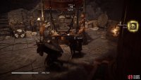 The Helheim Hidden Merchant can be found in the storeroom, which you can access early on after your first run from the portal on the right in the previous image.