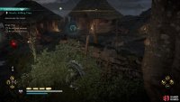 Keep your cloak on and stick to the bushes while you identify the target.