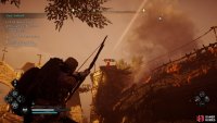 Take out the ballista to avoid being bombarded by it during your fight with Cudberct.