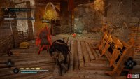 Use Raven Distraction on the guard near the artifact, then pass through the rattling bones and assassinate them.